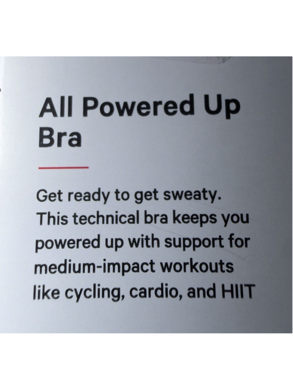 LULULEMON ALL POWERED UP BRA BLACK COLOR SIZE 40G - Picture 8 of 11